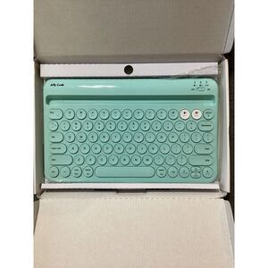 Jelly Comb Wireless Bluetooth Keyboard Mint Green –  Rechargeable, Quiet Keys